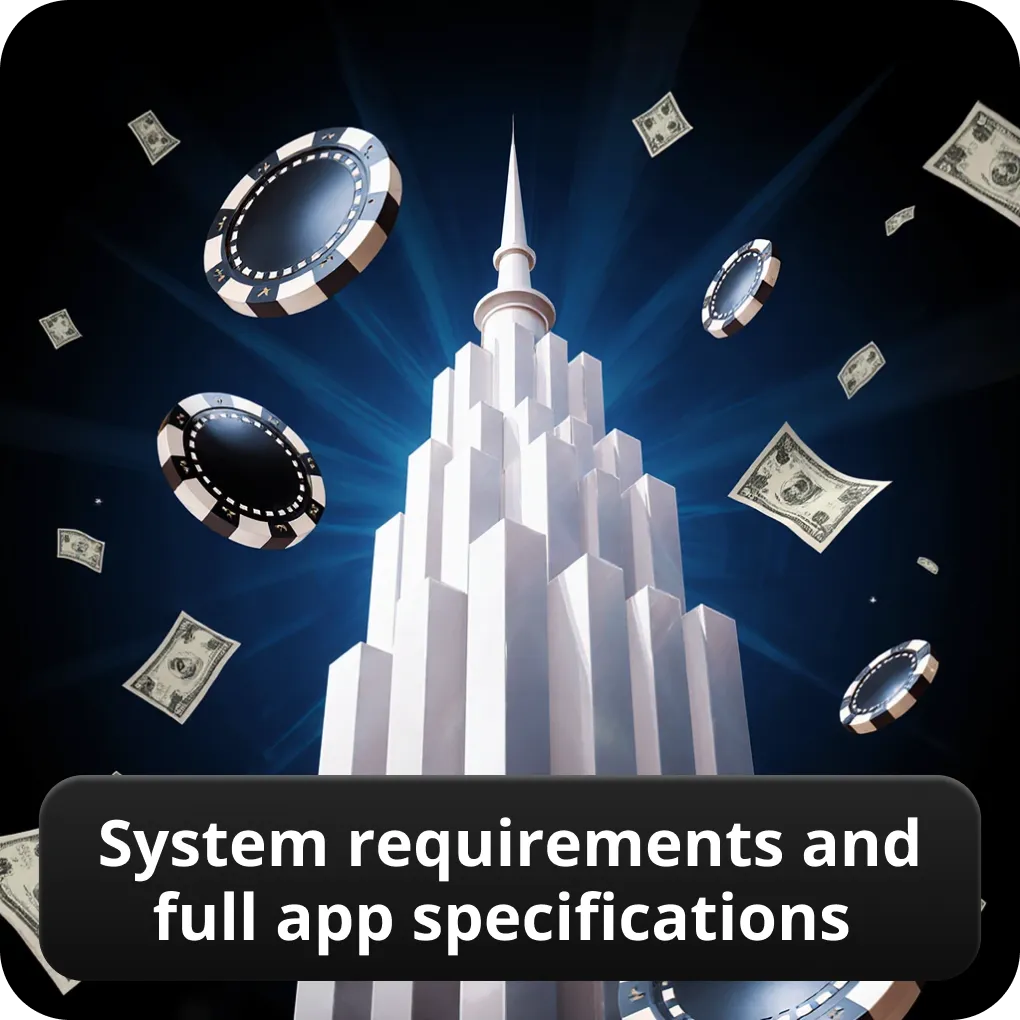 System requirements and full app specifications