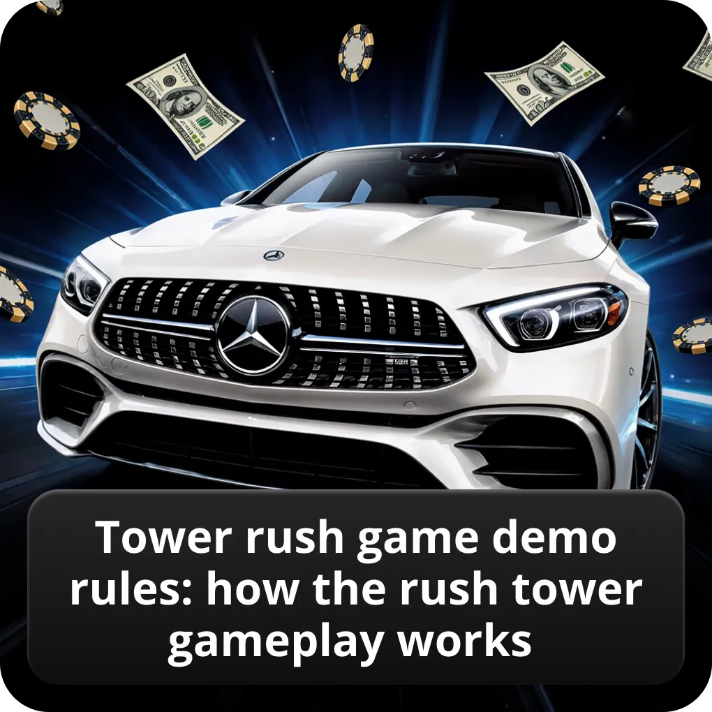 Tower Rush game demo rules: how the Rush Tower gameplay works