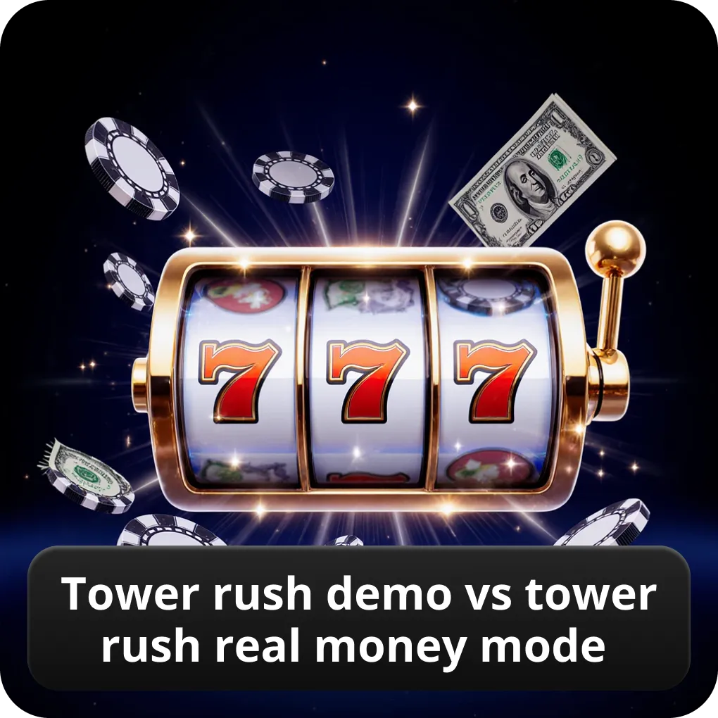 Tower Rush demo vs Tower Rush real money mode