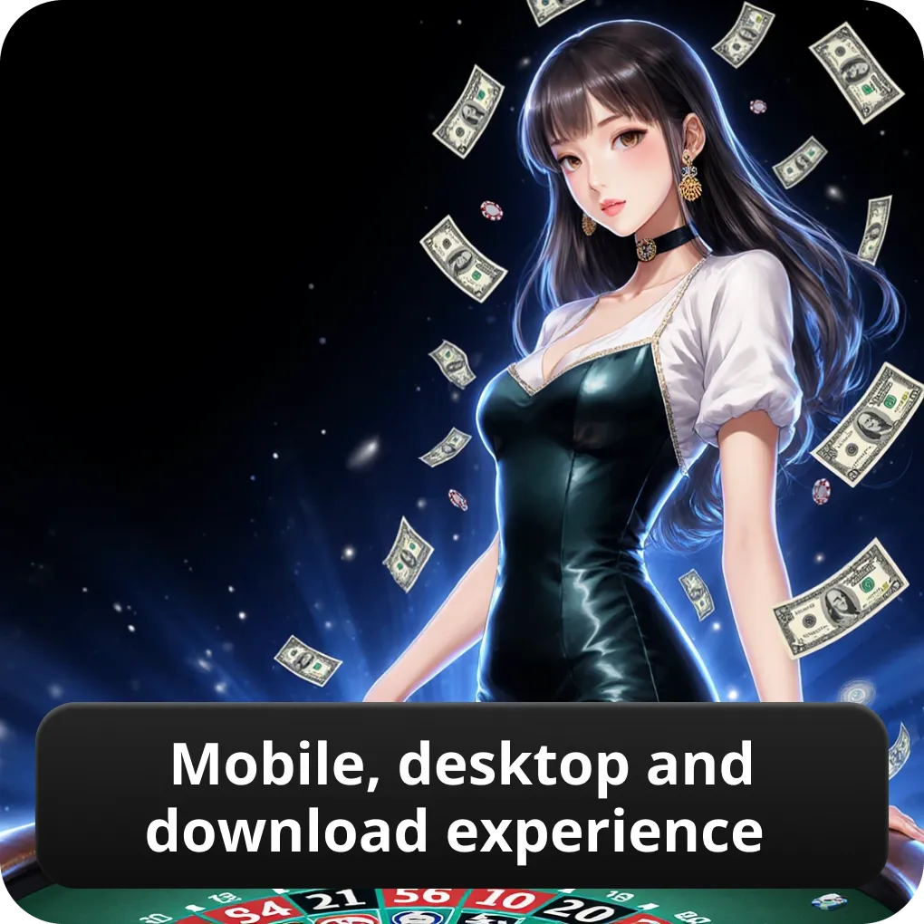 Mobile, desktop and download experience