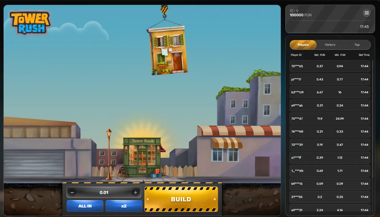 Tower Rush game overview by Galaxsys