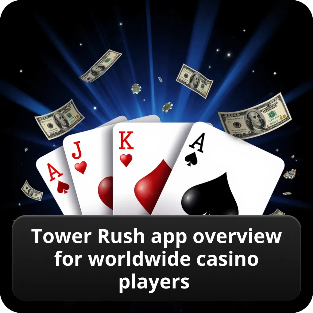 Tower Rush app overview for worldwide casino players